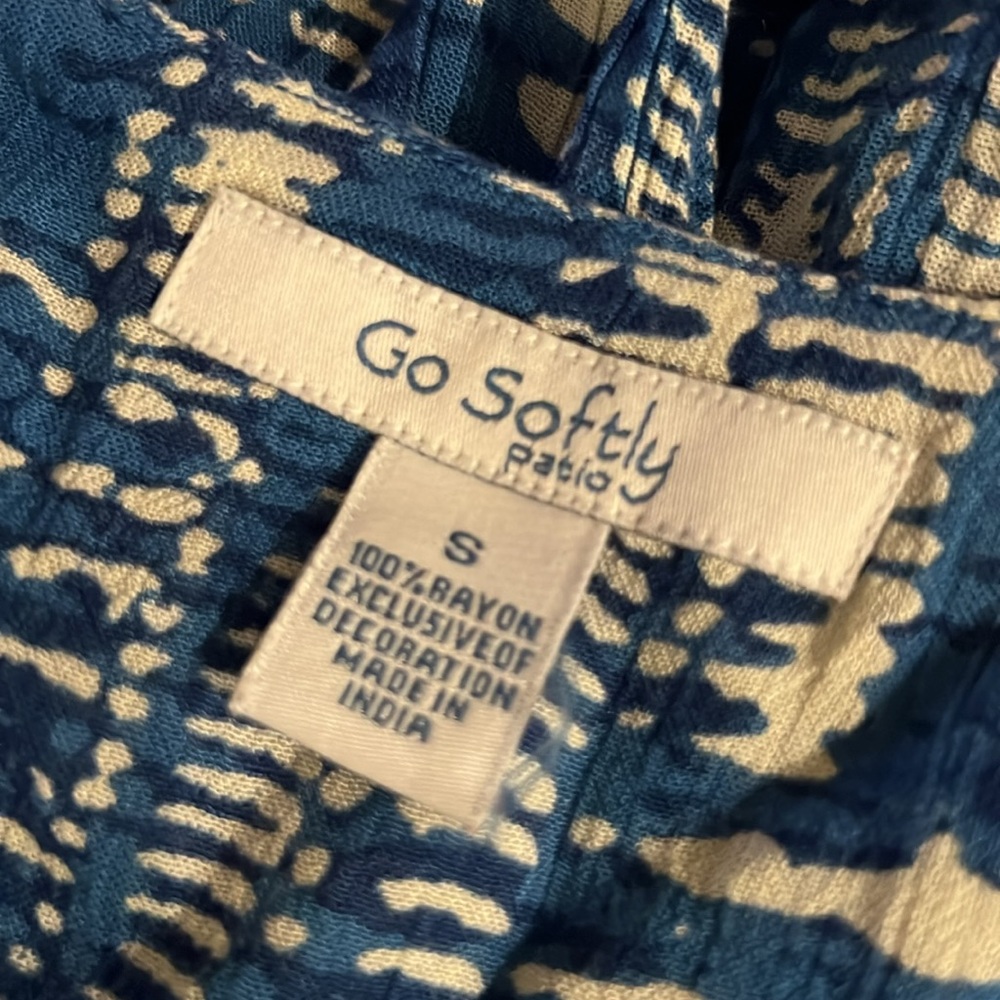 GO SOFTLY Patio Loose Summer Crepe Dress - Picture 4 of 7